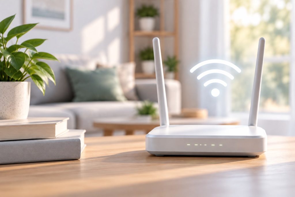 Router Wi-Fi w salonie – wpływ routera na prędkość internetu