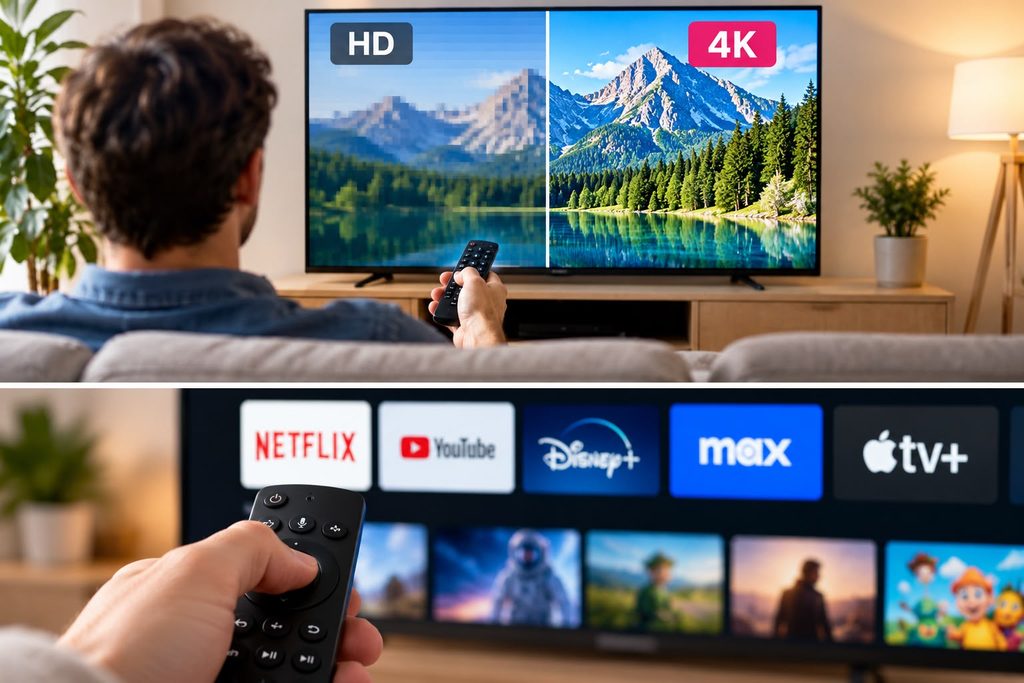 Telewizor 4K – porównanie jakości obrazu HD i 4K